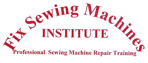 Fix Sewing Machines.com sewing machine repair classes logo